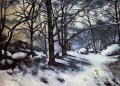 Faire fondre la neige Fontainbleau Paul Cézanne